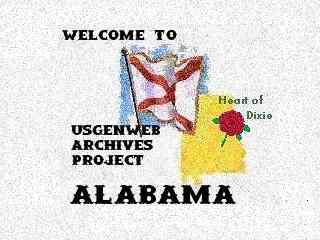 The USGenWeb Archives Project - Alabama