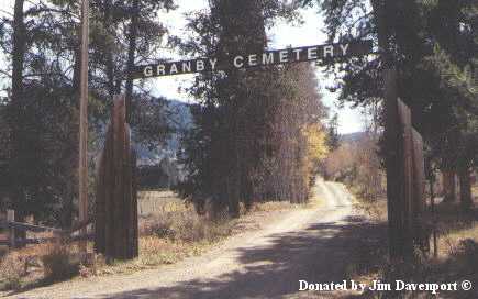 Entrance, Granby Cemetery, Granby, Grand County, CO