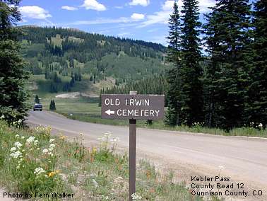 Kebler Pass Old Irwin Sign 23 kb