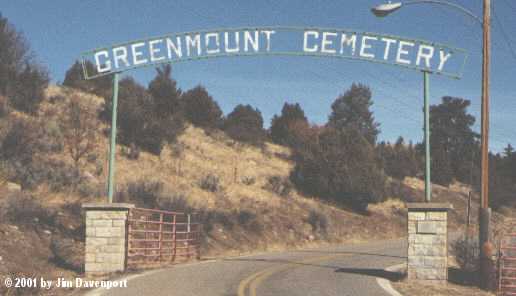 Greenmount Cemetery Entrance, Durango, La Plata County, CO
