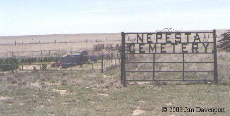 Nepesta Cemetery, rural Pueblo County, CO