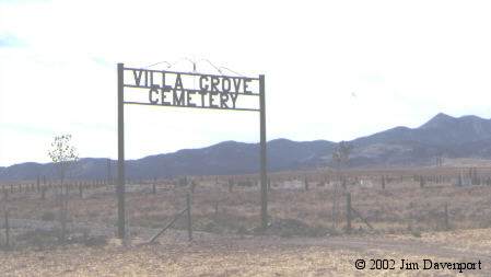 Entrance--Villa Grove Cemetery, Villa Grove, Saguache County, CO