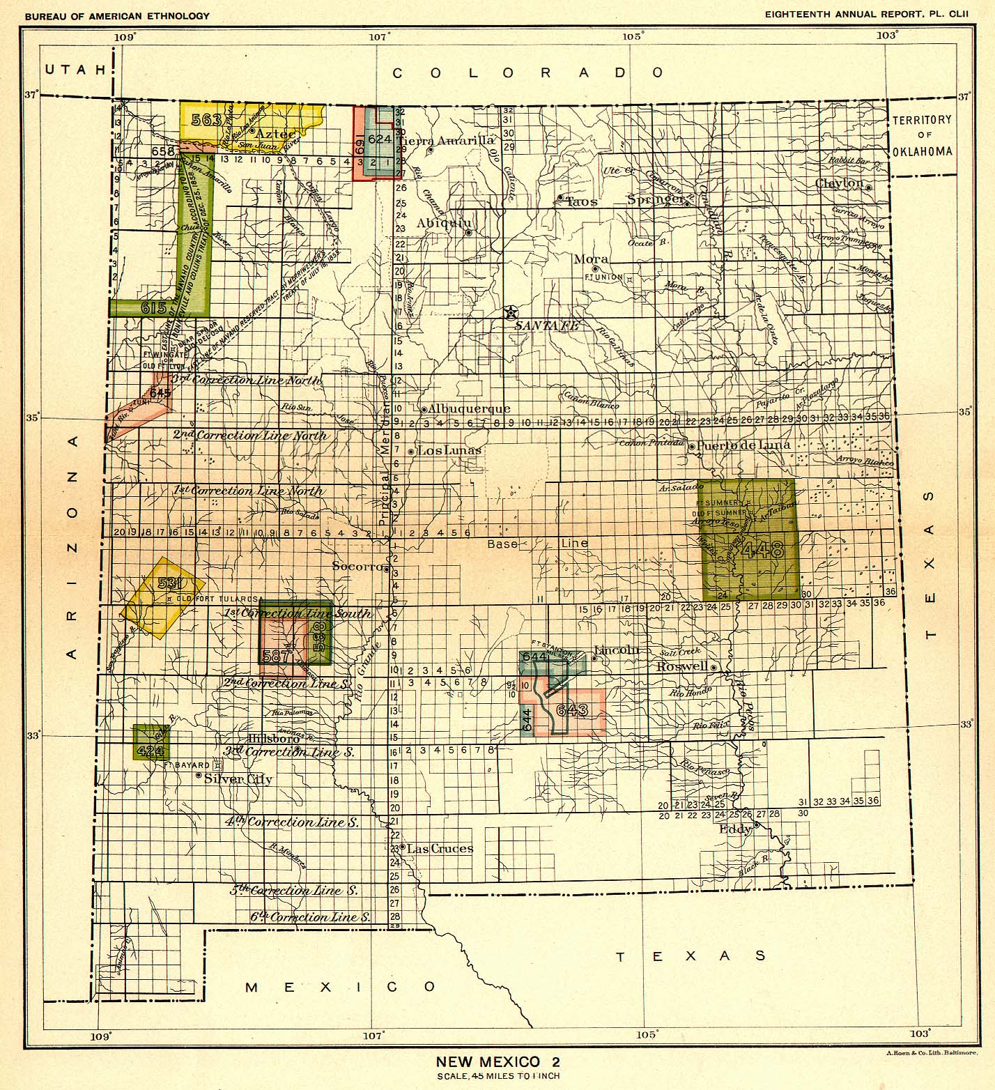 New Mexico 2, Map 45