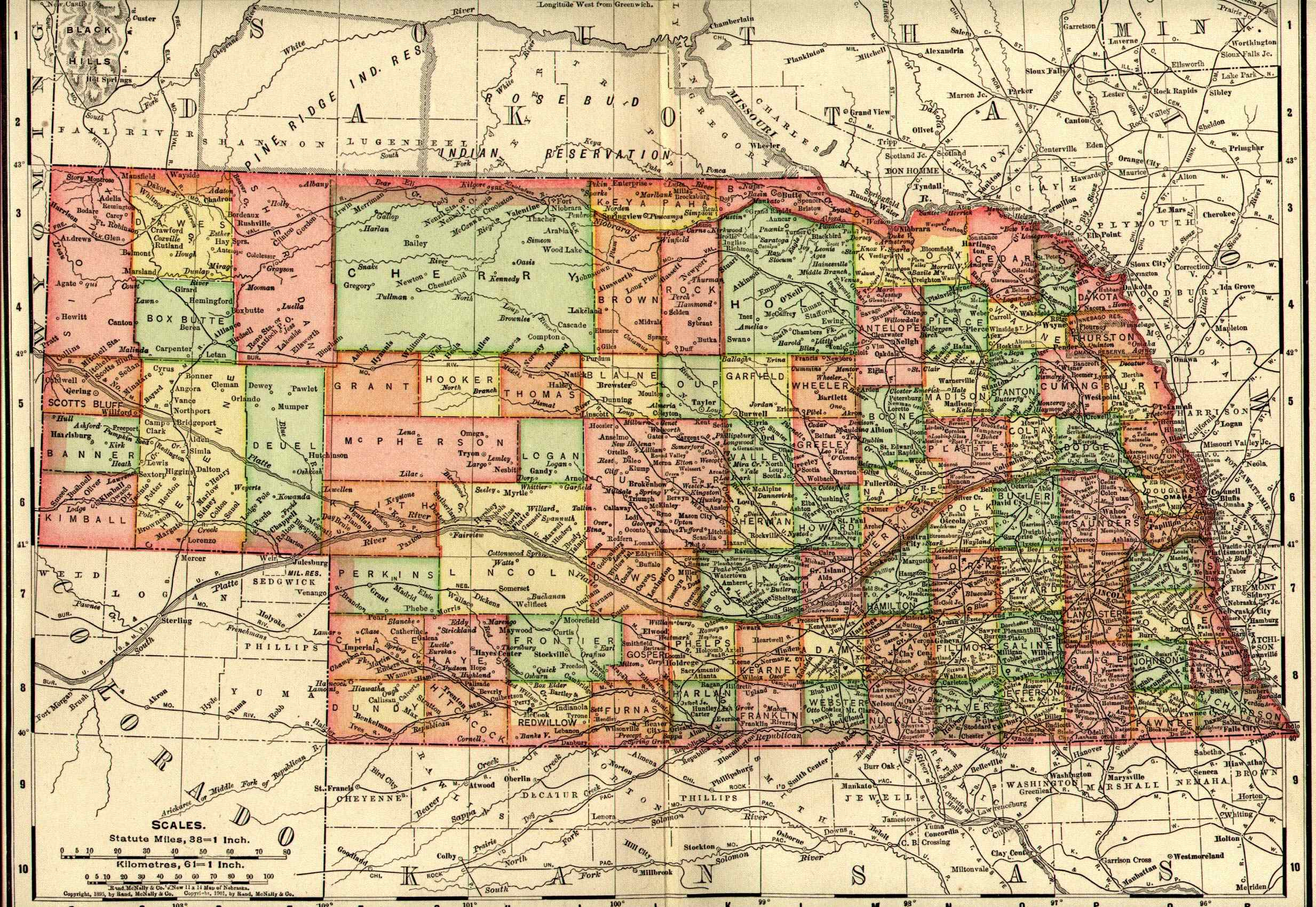 range and township system nebraska