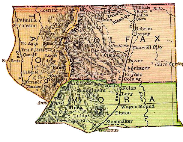Colfax Taos Mora Counties