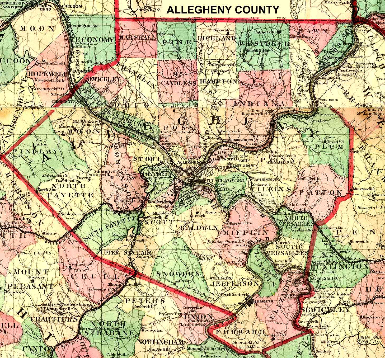 Pennsylvania County USGS Maps