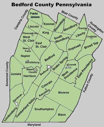 Bedford County Townships