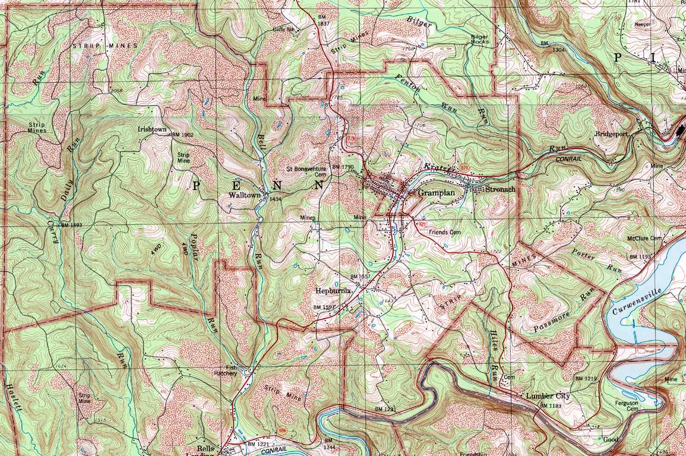 derry pa township map