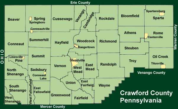 Crawford County Townships