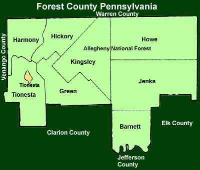 Forest County Townships
