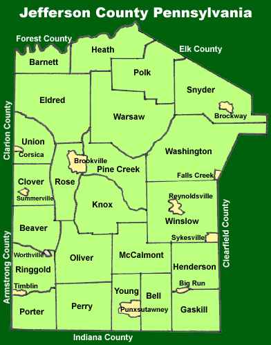 Jefferson County Townships