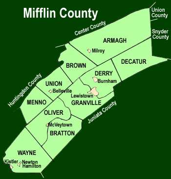 Mifflin County Townships