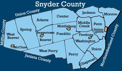 Snyder  County Townships