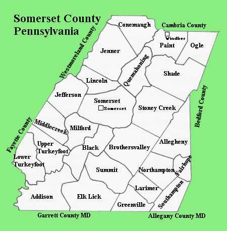 Somerset County Townships
