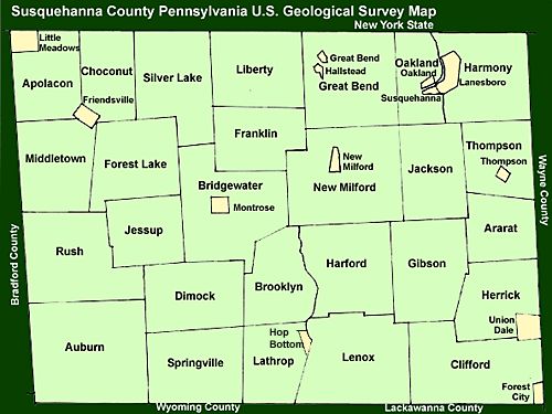 Susquehanna County Townships