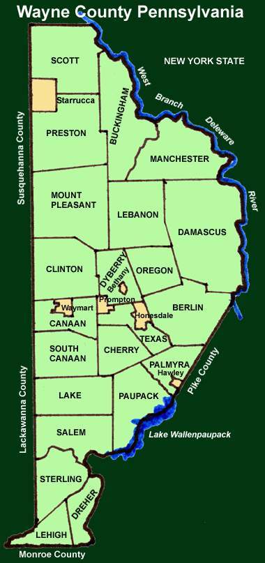 Wayne County Townships