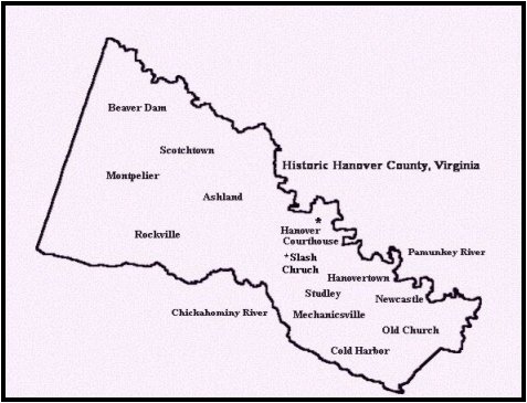 Hanover County Map